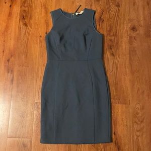 NWT Loft slate blue fitted work dress